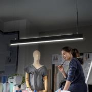 OSRAM LED-hänglampa Office line Cuboid svart 4 000 K dimbar