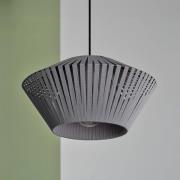 OSRAM hänglampa Decor Stripes Ø 30,5 cm, grå, textil, E27