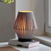 OSRAM bordslampa Decor Stripes, grå, textil, E14