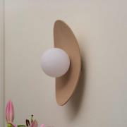 OSRAM vägglampa Decor Pearl, beige, filt, G9