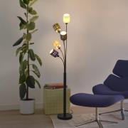 OSRAM golvlampa Decor Felt Weaving Cans, färgglad, 5 lampor, E14
