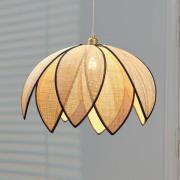 OSRAM hänglampa Decor Rattan Lotus, Ø 67 cm, beige, E27