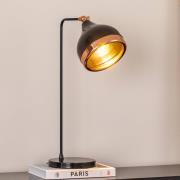 Opviq Bordslampa Yildo, svart/koppar, metall, höjd 52 cm