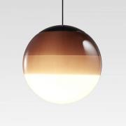 MARSET LED-hänglampa Dipping Light, Ø 30 cm, brun