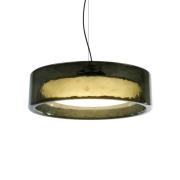 MARSET LED-hänglampa Ringo, Ø 90 cm, grön TRIAC, plast