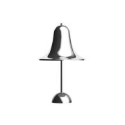Verpan LED-batteridriven bordslampa Pantop, krom, höjd 30 cm, IP44