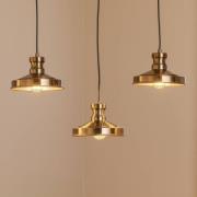 Opviq Hänglampa Berceste 9263, 3 lampor, antikmässingsfärgad, E27