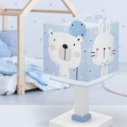 Dalber Bordslampa Baby Jungle, blå, G4, bredd 14 cm