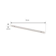 Lindby strömskena Lumaro, vit, aluminium, längd 53 cm