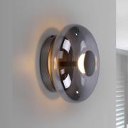 SCHÖNER WOHNEN LED-taklampa Posh, rökfärgat glas, 3 000 K