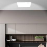 Briloner LED-taklampa Tava A, CCT, 29 x 29 cm, vit, fjärrkontroll