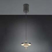 Trio Lighting LED-hänglampa Keaton svart/guldfärgad, Ø 20 cm metall CC...