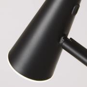 Searchlight LED-batteridriven golvlampa 10450BK, svart, höjd 151 cm, m...