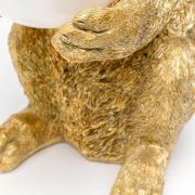 KARE bordslampa Sweet Rabbit, guldfärgad, 15 cm hög, E27