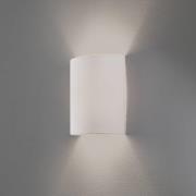 Duolla Celine vägglampa, vit, tyg, E27