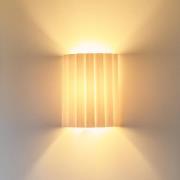 Duolla Vägglampa Aria, ecru, mikrofiber, E27