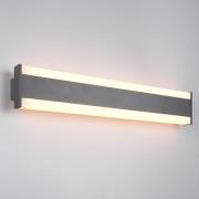 Trio Lighting LED-utomhusvägglampa DAWSON, 60 cm, antracit IP54 CCT up...
