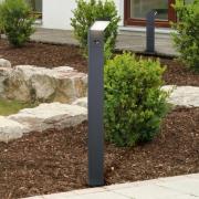 Trio Lighting LED-sensorväglampa PEARL Höjd 100 cm antracit Metall IP5...