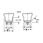 Sylvania LED-lampa SUPERIA RETRO, ES50 GU10 6 W 927 575 lm dimbar