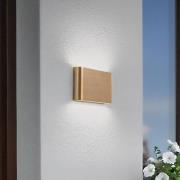 Nowodvorski Lighting LED-vägglampa Semi M, aluminium, guld, längd 17,5...