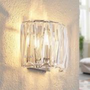 Lindby vägglampa Sofia, transparent, akryl, 23cm