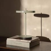 UMAGE LED-bordslampa Asteria Move olivgrön uni, 31cm