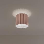 Duolla Taklampa Aria, capucino, mikrofiber, E27