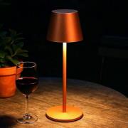 FH Lighting LED-batteridriven bordslampa Viletto, rostfärgad, höjd 36 ...