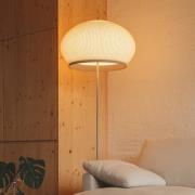 Vibia LED-golvlampa KNIT, 170 x 45 cm, beige textil/metall