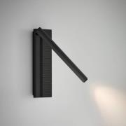 Bover LED-vägglampa Arid A/02 svart, aluminium, 2 700 K