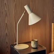 FRANDSEN Bordslampa Lyss, beige, metall, 50 cm hög, E27