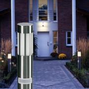 Albert Leuchten Väglampa 475, stål, höjd 90 cm, rörelsevakt