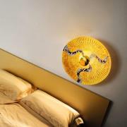 KOLARZ Luna Kiss Gold vägglampa, 24 kt, Ø 54 cm