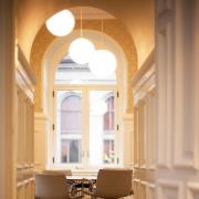 Fagerhult Globia pendel DALI glas Ø45cm 47W 3,000K