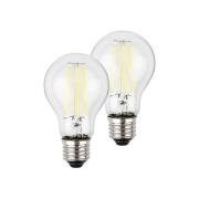 Briloner LED-lampa E27 4W klar 3000K 840 lm EEK A 2er