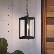 EGLO Utomhushänglampa Alamonte 1, svart, längd 15 cm, metall