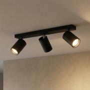 Philips myLiving Kosipo spot GU10 svart 3 lampor