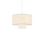 NEW WORKS Pendellampa Margin, Ø 90 cm, vit, E27