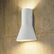 Lucande LED-utomhusvägglampa Zephy, upp/ned, grå, IP54, CCT