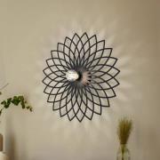 Opviq Vägglampa Fellini MR-987 hålmönster Ø50cm svart