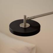 UMAGE LED-vägglampa Asteria Long, svart, stål, fast anslutning