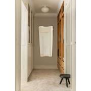 Nuura Aps Nuura vägg-/taklampa Rizzatto 301, silver/opal, Ø 30 cm