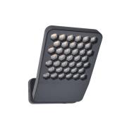 LUTEC LED-utomhusvägglampa ATLANTIS, mörkgrå, 22 cm, metall, IP54