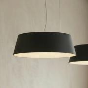 Lucande LED-pendellampa Belsar, svart, aluminium, CCT