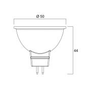 Sylvania LED-lampa SUPERIA RETRO GU5.3 MR16 4,6W 830 460lm 36°