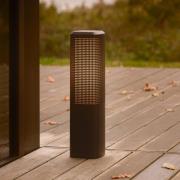 Nordlux Sockellampa Sidara 45 Seaside, svart, aluminium, IP44, E27