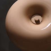 Nordlux Bordslampa Malti, glas, beige, Ø 27,5 cm, E27