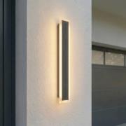 Lucande LED-utomhusvägglampa Ilora, svart, 60 cm, CCT, IP65