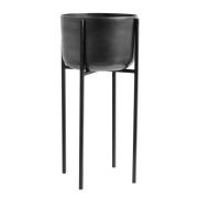 Nordal - Planter on stand, large, black oxidized