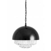 Nordal - Chandelier lamp, black - clear glass